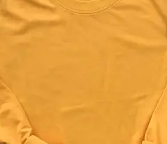 You're Enough Printed Back Casual Hooded Pocket Sweater - Yellow - View 1