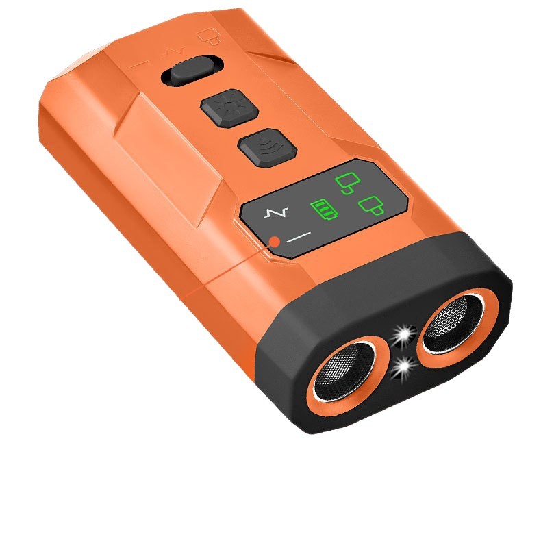Dispositivo ultrasónico para disuadir a los perros de ladrar, con un alcance efectivo de 33 pies, para uso en interiores y exteriores; sistema de control de ladridos recargable, seguro y respetuoso con los animales, con bloqueo de seguridad para niños, para corregir eficazmente el comportamiento de ladrido de los perros