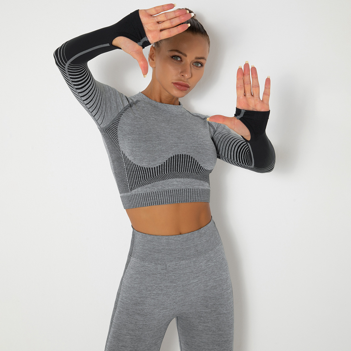European and American seamless yoga suits
