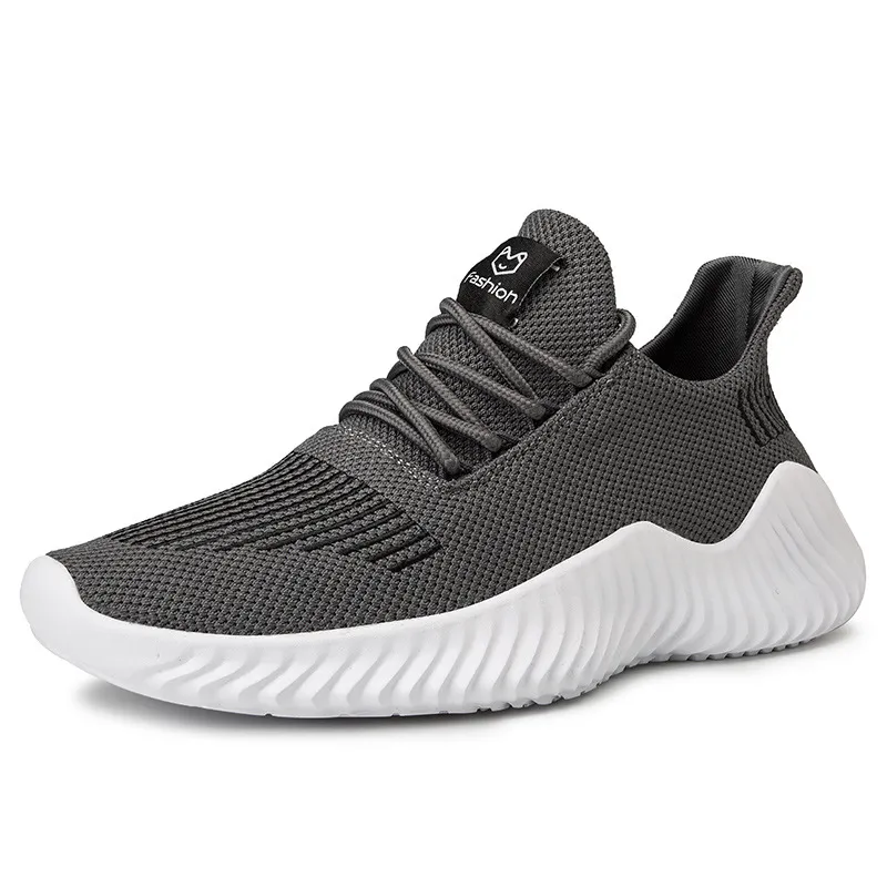 Hombre Zapatillas Deportivas Tenis Deportivos Para Con Adultos Correr - Grey