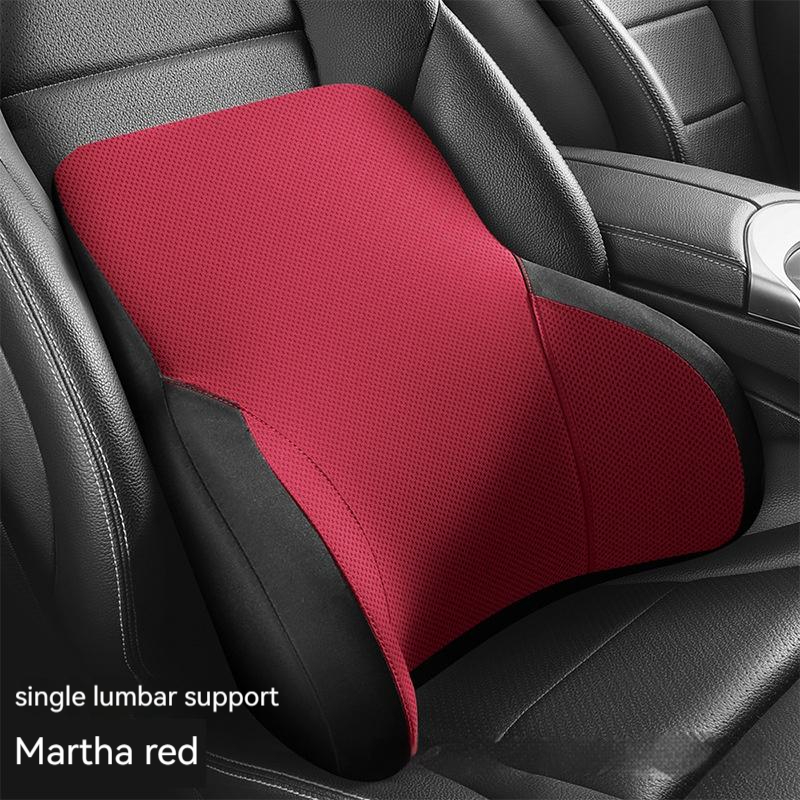 Red Lumbar Support Pillow