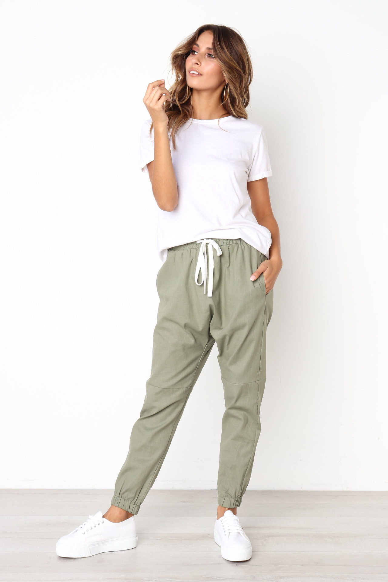 Title 2, Womens cropped casual pants, comfortable and s...