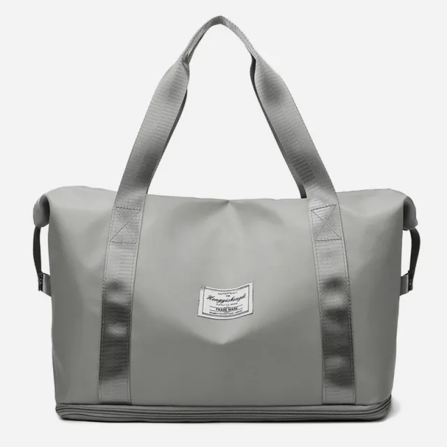 Large Capacity Travel Bag Fitness Gym Shoulder Bag For Workout Yoga Outdoor Grey - Shop at LoveMi