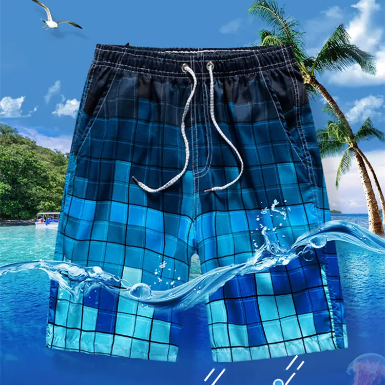 Men's Board Shorts Swim Trunks Quick Dry Beachwear