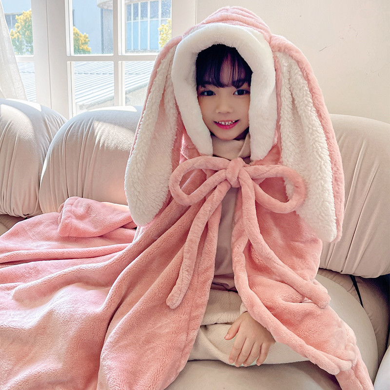 6515e2a0 4f2f 4a41 b293 9768eb93c930 - Cute Deer Nap Blanket With Shawl For Children