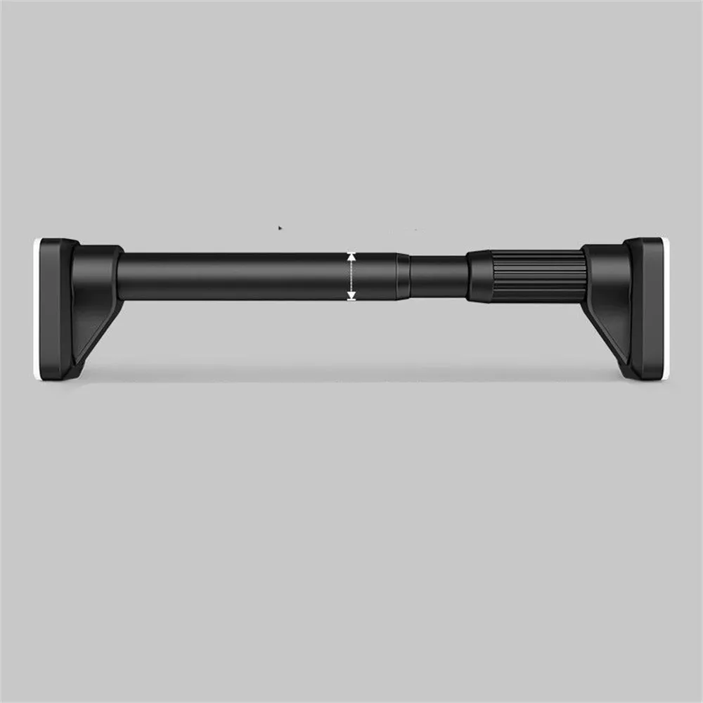 Simple Household Free Punching Telescopic Rod - Black