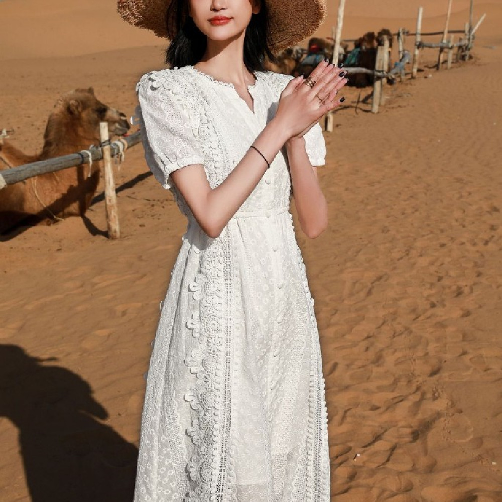 Super Fairy White Lace Dress