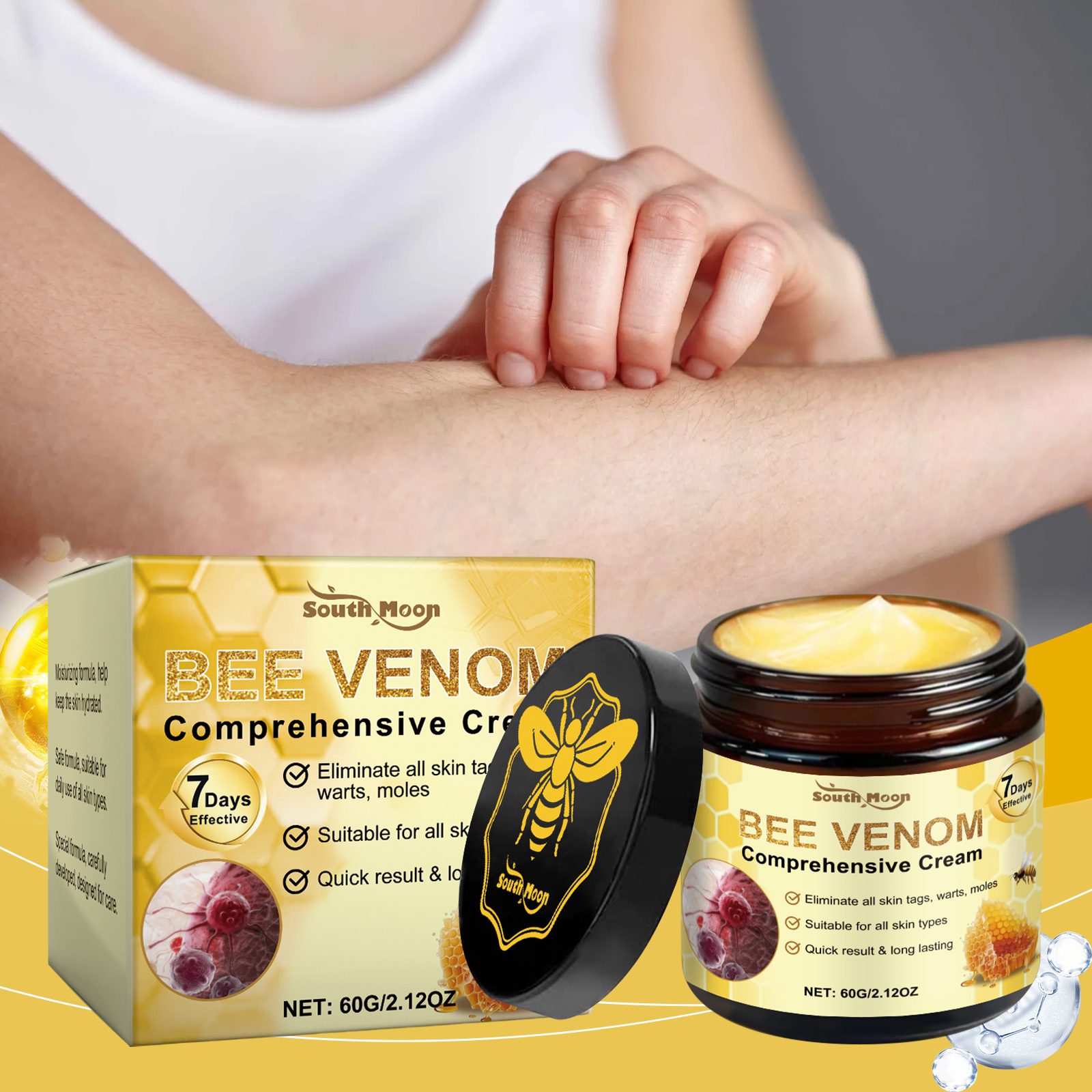 Bee V Enom Skin Care Cream 60g 1 Box — foto 11
