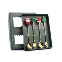 4Pc Christmas Green Box