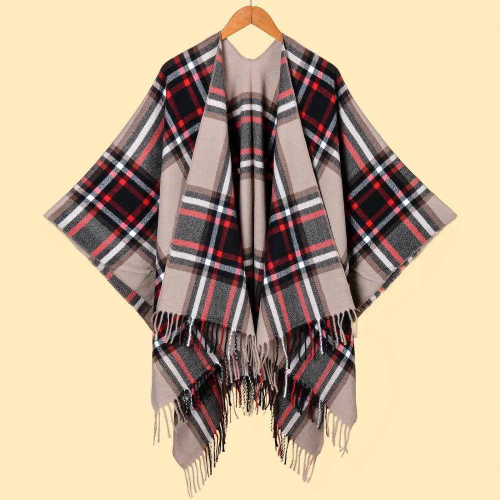 Women's & Men's Autumn Winter Plaid Shawl