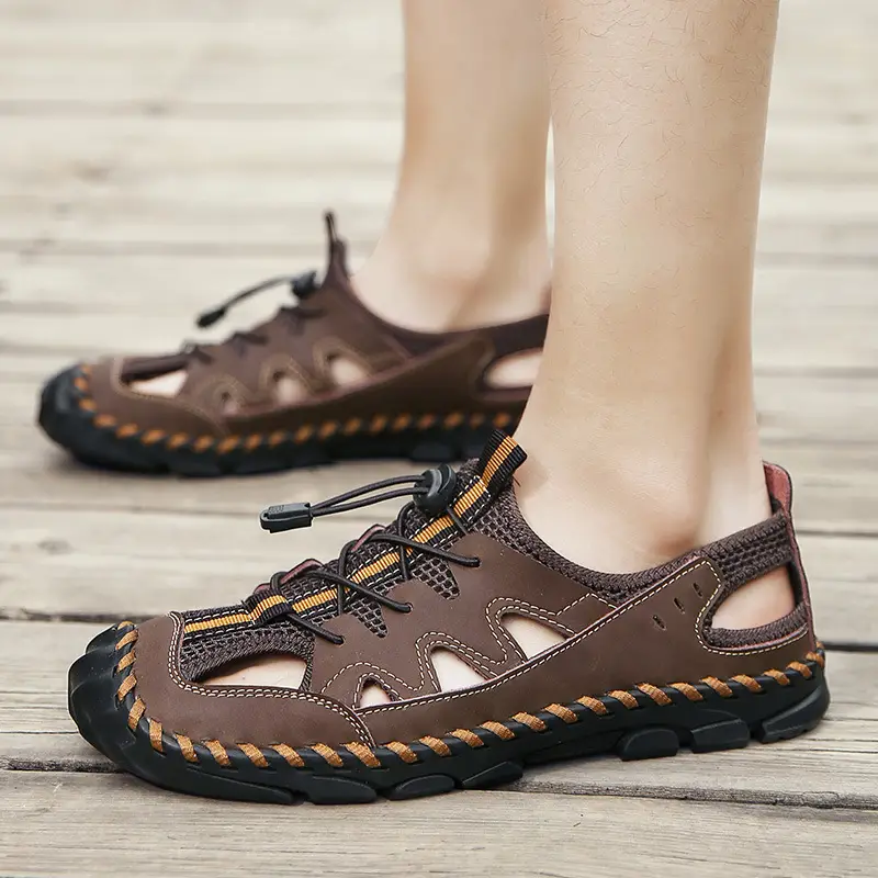 Men's Shoes Casual Sandals Hand Sewn
