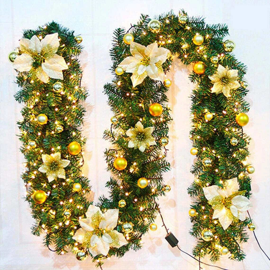 UK - Barn - Christmas Products -9-Foot Christmas Wreath