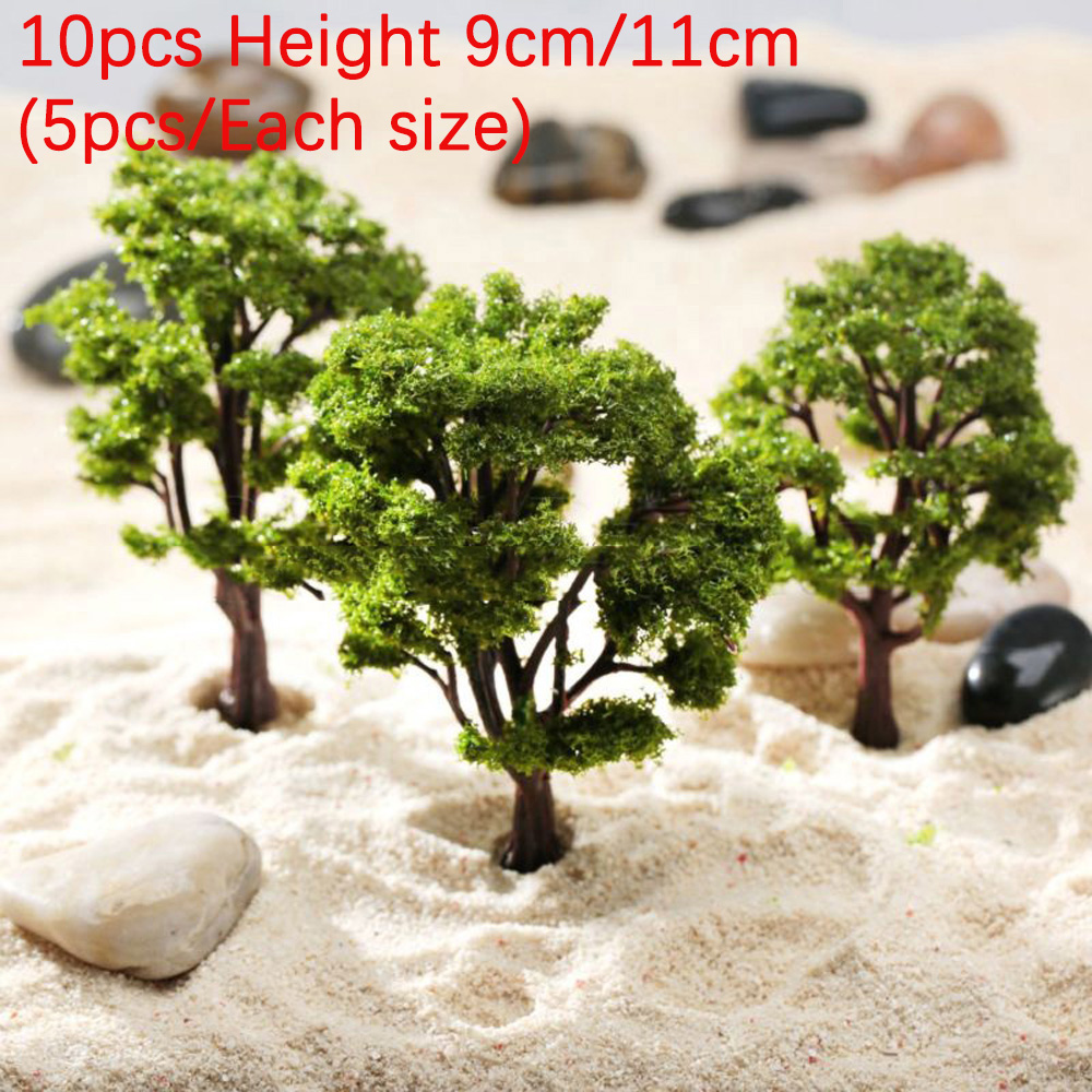 Title 3, 10 stks 9 cm HO OO Schaalmodel Bomen Trein Spoo...