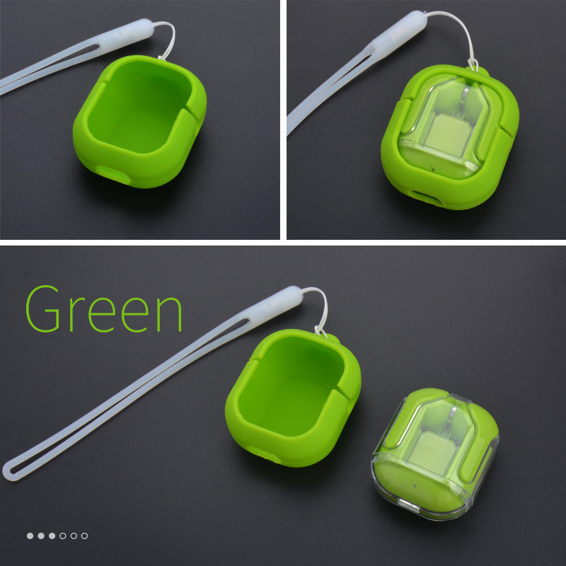 Green headphone case