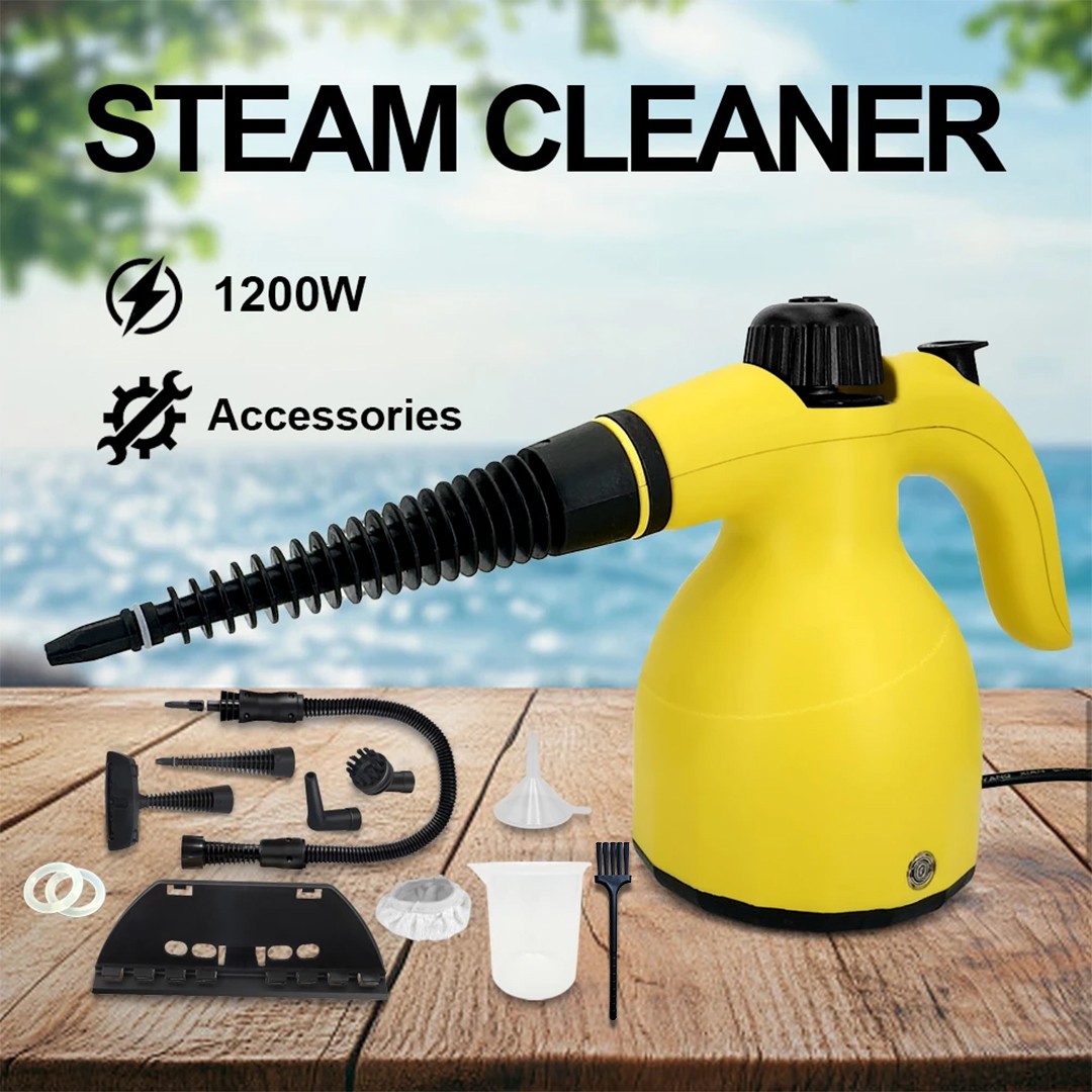 10o0W Electric Portable Hand Held Steam Steamer Cleaner & Accessories 2025 New — foto 19