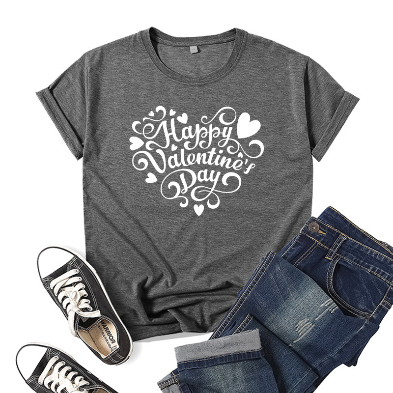 Title 4, Love Print T-shirt met korte mouwen voor heren ...