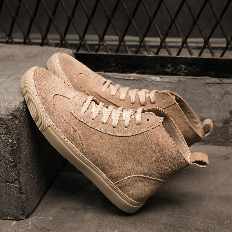 Title 7, Lace-up suede leather men