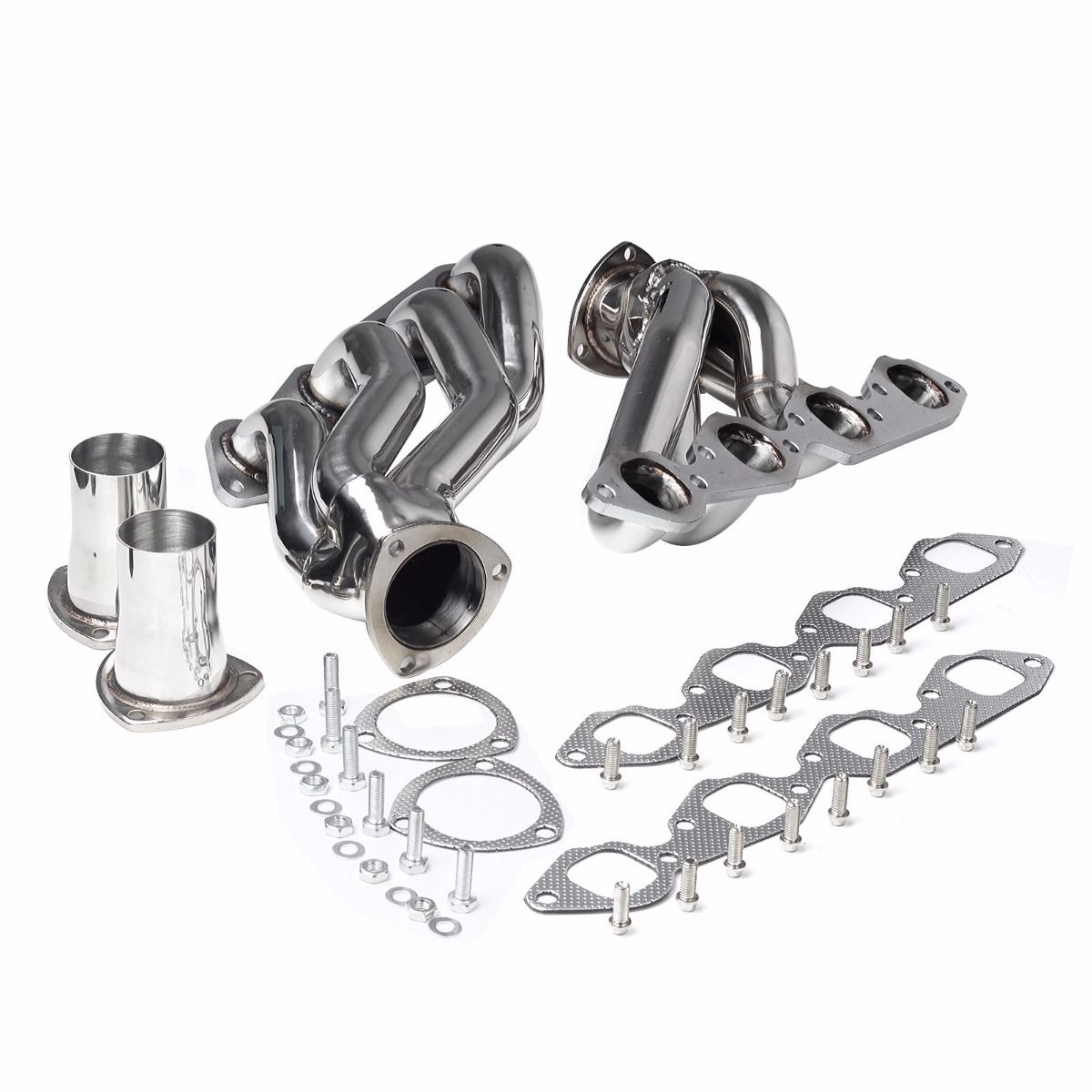 Exhaust Shorty Manifold Headers For Chevy Big Block 396 402 427 454 502  Ban The Sale Of Amazon – Silver