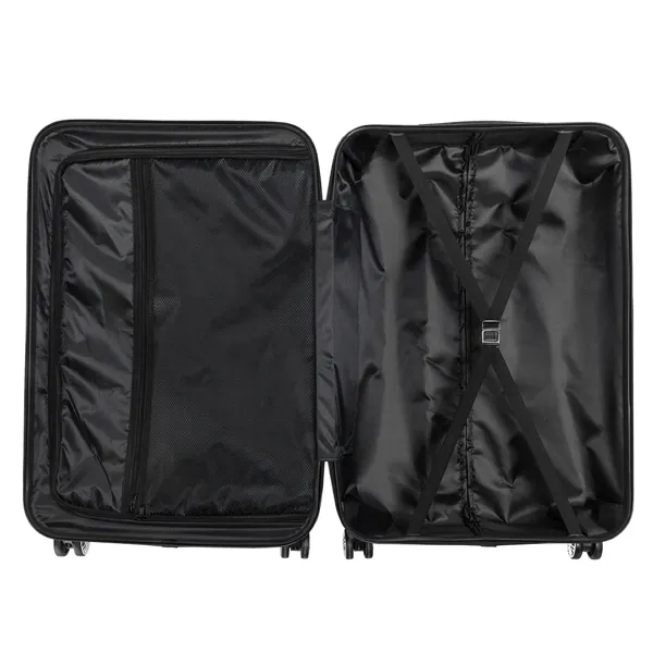3-in-1 Portable ABS Trolley Case 20inch  24inch  28inch Orange