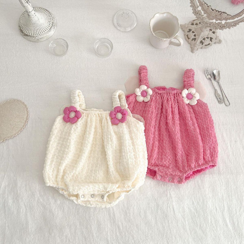 Baby Butterfly Wings Sling Onesie Newborn One Month Old Baby Jumpsuit