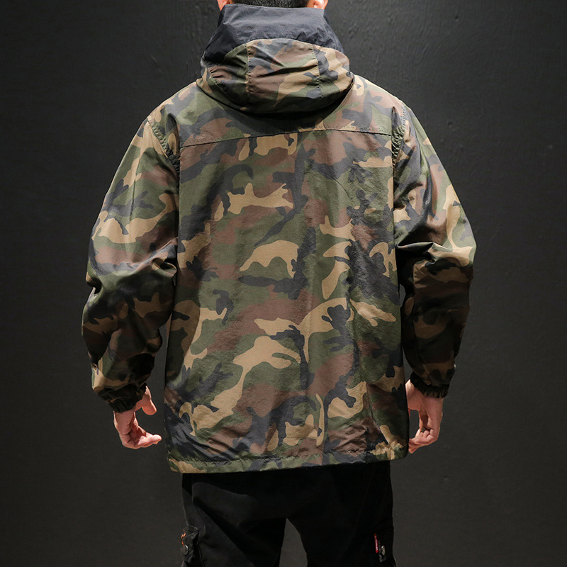 Title 3, Veste à capuche mode camouflage double face