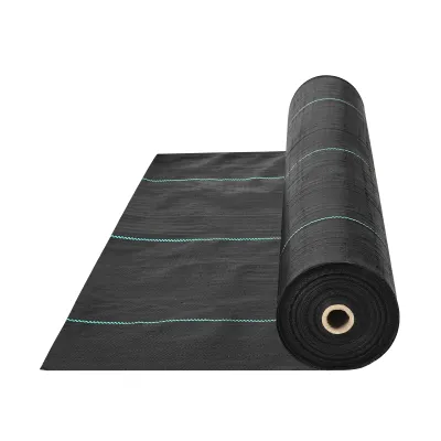 VEVOR 13FTx108FT Premium Heavy Duty Weed Barrier Landscape Fabric, 5OZ Woven Geotextile Fabric Under Gravel, High Permeability For Weed Blocker Weed Mat, Driveway Fabric, Weed Control Garden Cloth