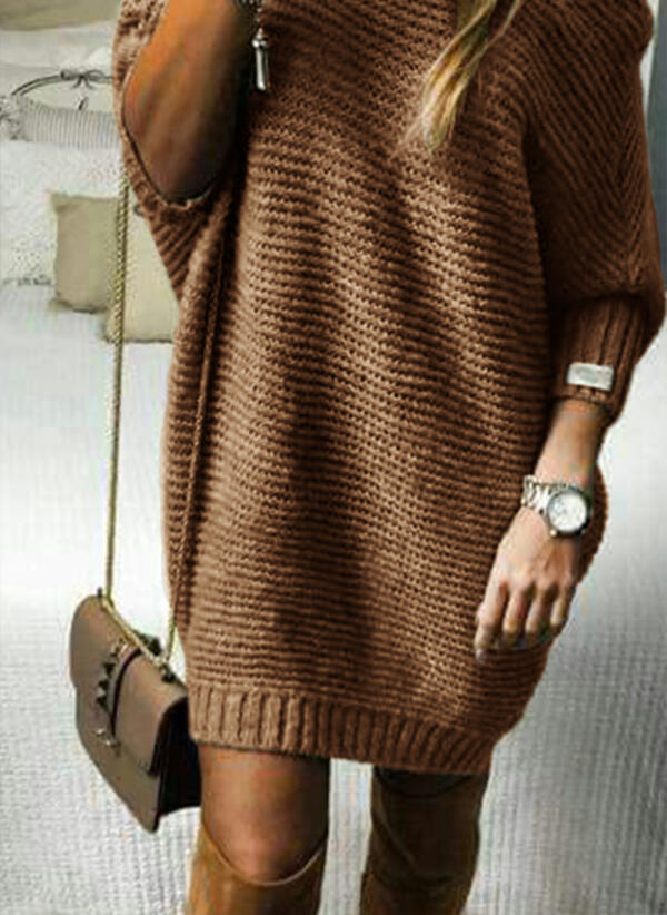Women's Long Knitwear Pure Color Sweater Women's Clothing