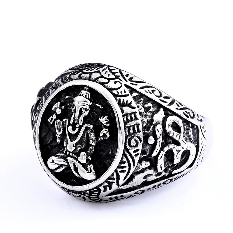 Elephant Stainless Steel Ring
