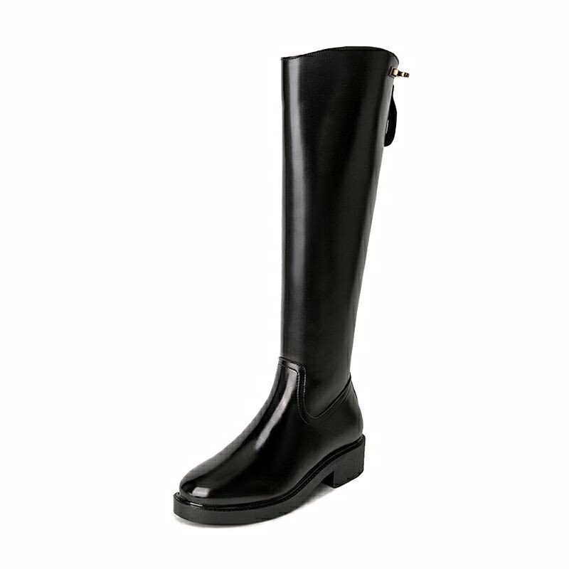 Title 5, Neue schwarze lange Damen-Rider-Stiefel