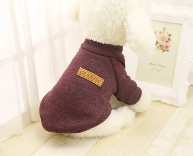 Winter Small And Medium Size Dog Pet Clothes Warm Brown - Shop at LoveMi