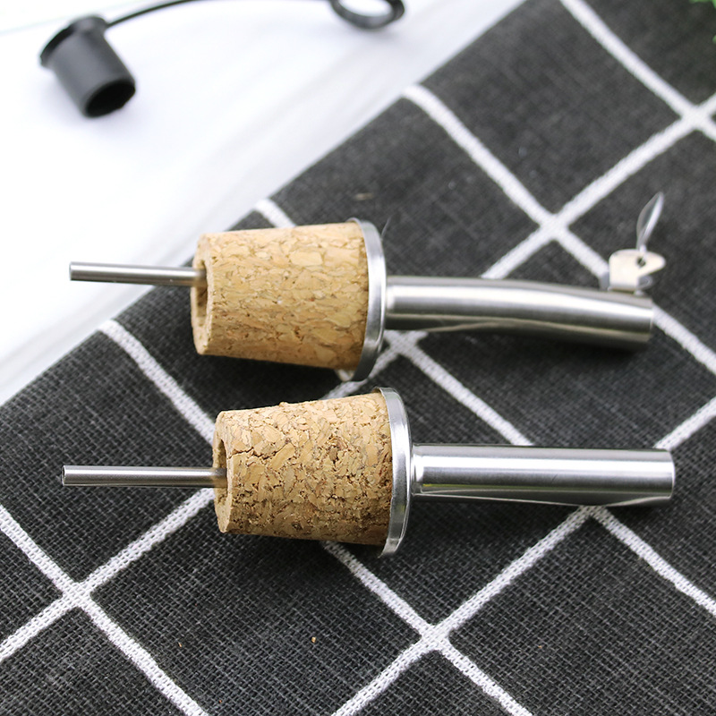 Title 5, Stainless Steel Oil Bottle Stopper Cork With Sm...