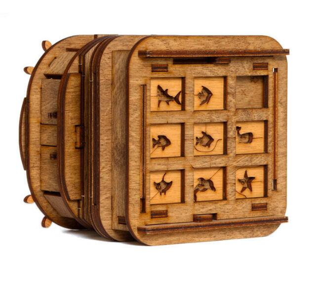 Spain David Jones Locker Wooden Decryption Organ Box Brain-burning Toy
