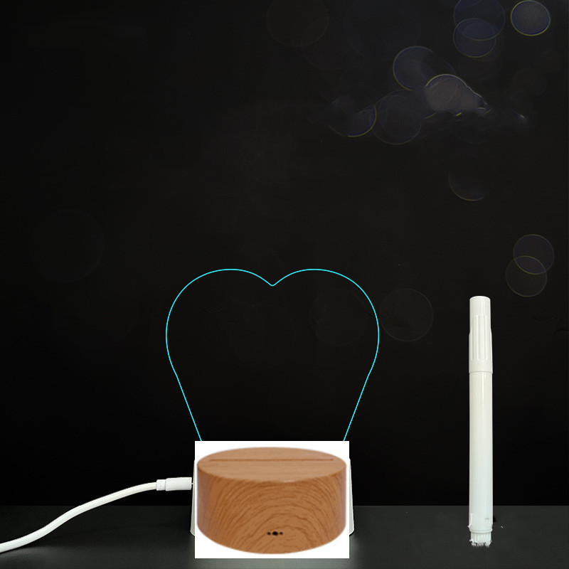 3D Acrylic Board Handwriting Message Board LED Light - Image 6