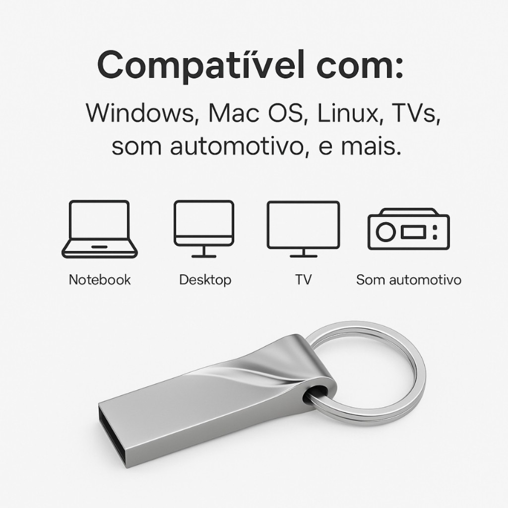 32GB Original Kapbom -Metal Flash Drive For PC, Notebook And Smart TV