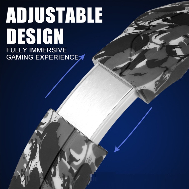 Camouflage Headset Wired With Microphone