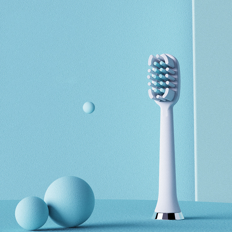 White toothbrush head