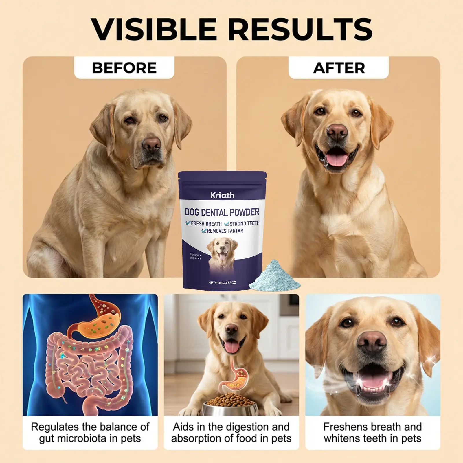 Dog Specific Breath Freshener Powder