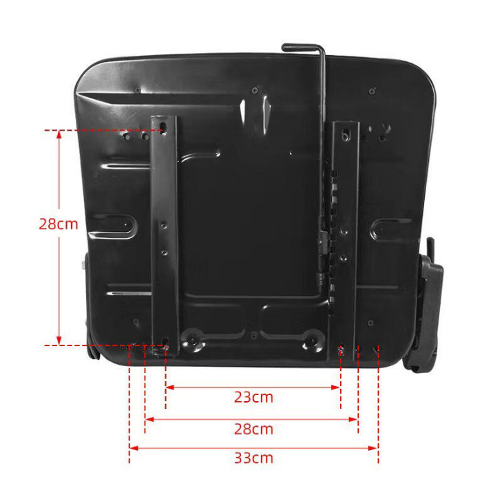 Waterproof Suspension Seat For Tractors Excavators Plant Machinery Mower — image 7