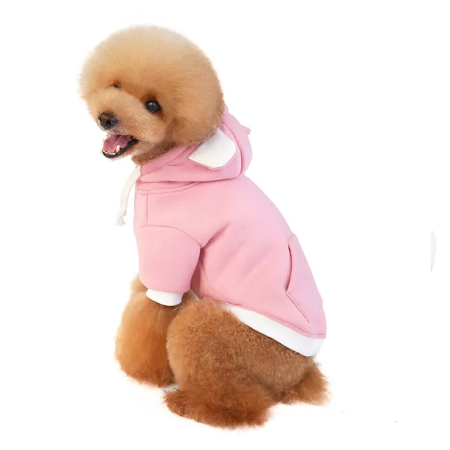 Pet Clothing Fleece Warm And Comfortable Dog Sweater Pink - Shop at LoveMi