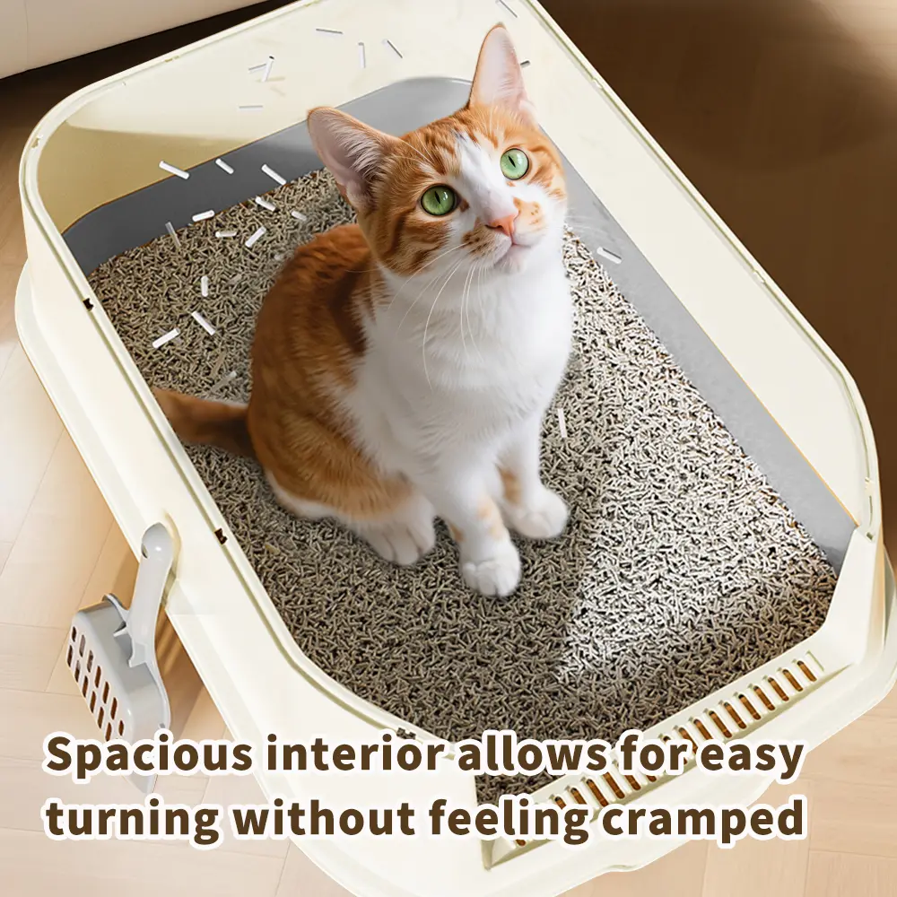 Only Self Pickup---Double-door Cat Litter Box