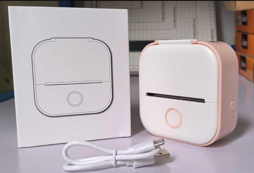 Portable Mini Thermal Label Printer Home Photo Printer Student Wrong Question Printer Bluetooth-compatible Mini Label Printer Price Tag