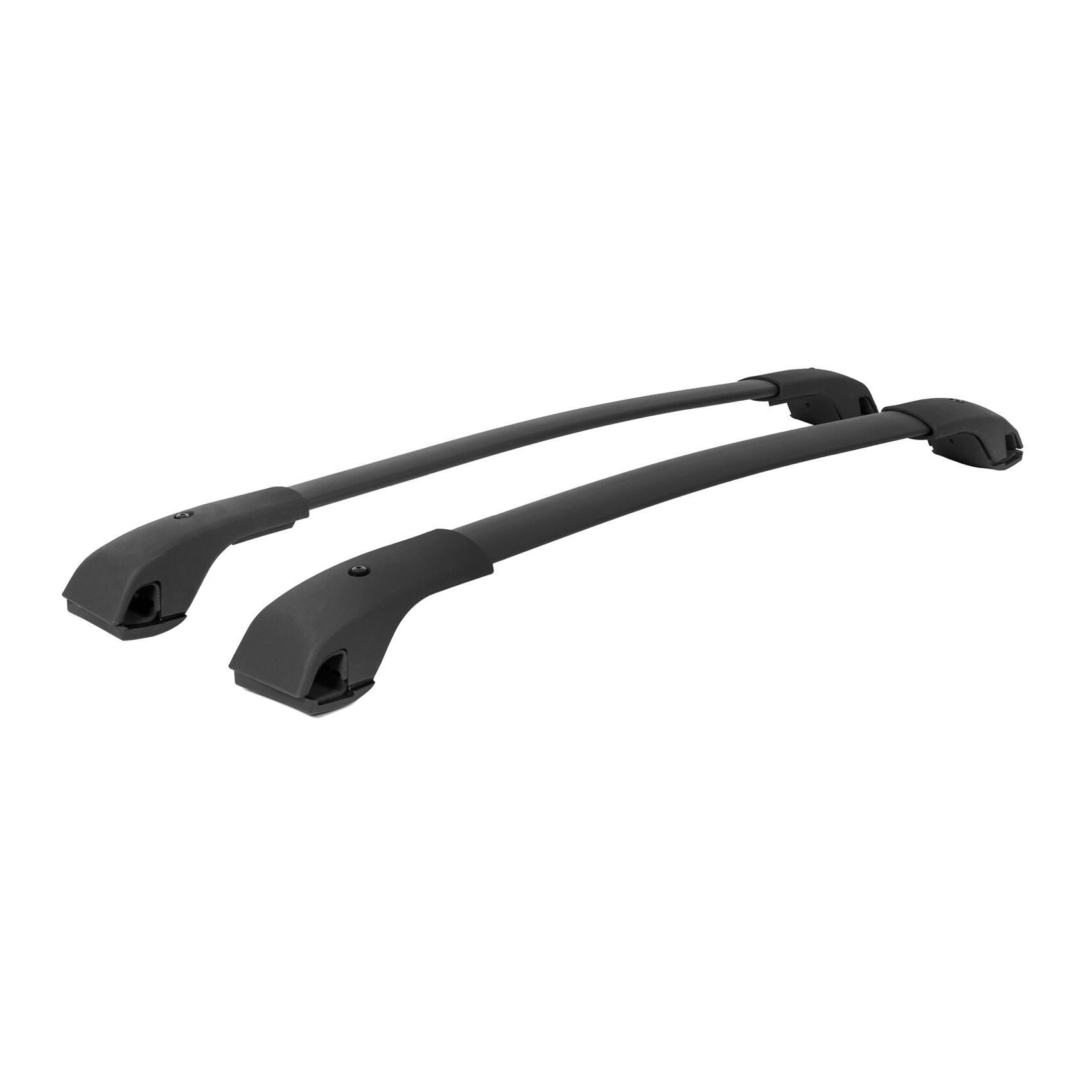 For 2018-2021 S Ubaru Crosstrek Aero-Style Black Roof Rack Cross Bar Set