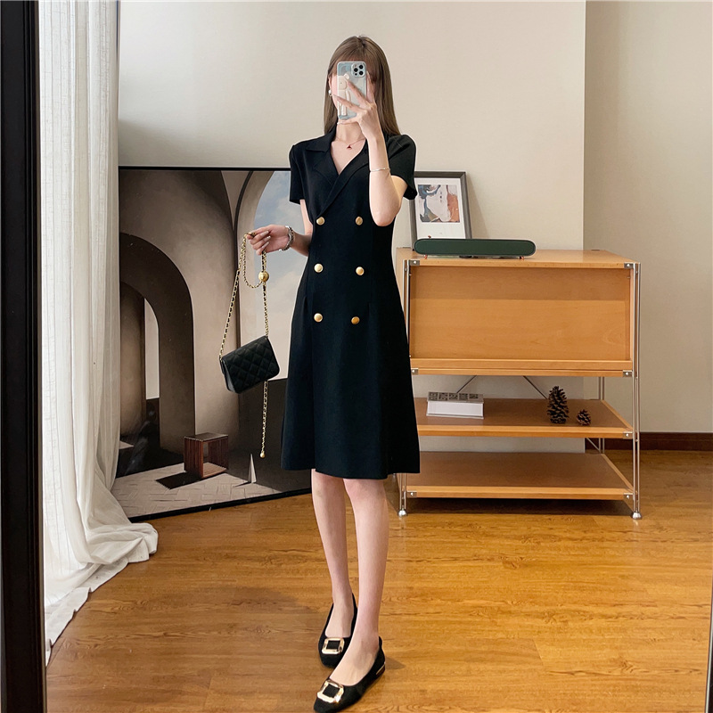 Women's Fashion Suit Knitted Dress