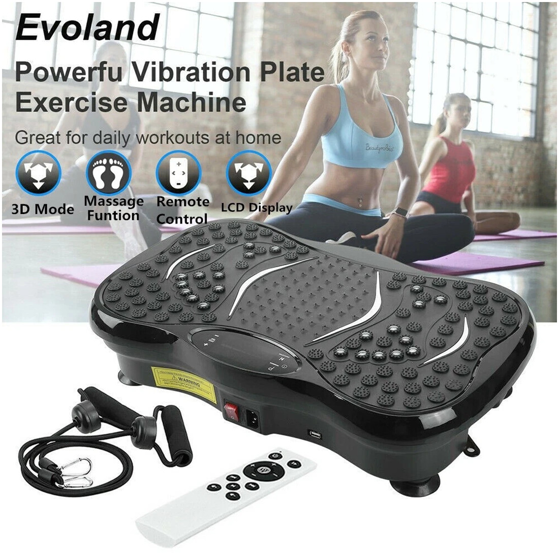 Vibration Plate Exercise Machine Home Workout Equipment