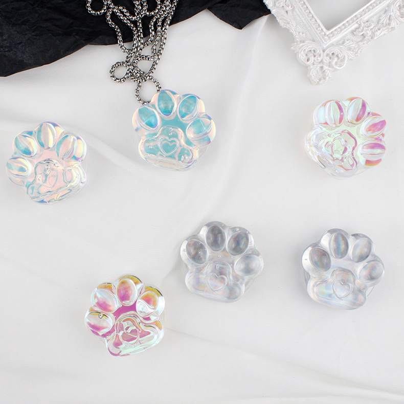 Cute Cat's Claw Laser Transparent Airbag Bracket - Image 3