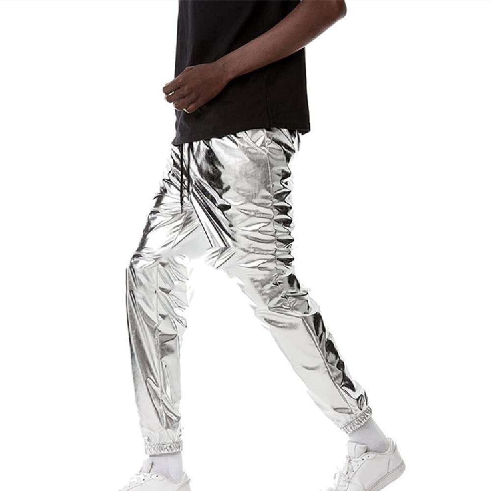 Title 2, Nouveau Pantalon de Jogging Métallique Tendance...