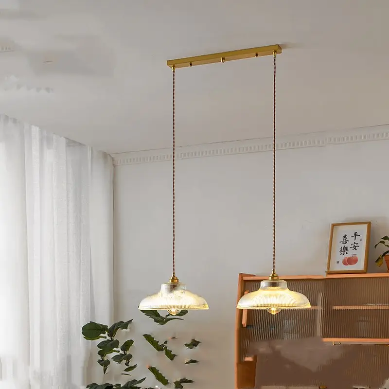 Japanese Vintage Restaurant Bar Chandelier Nordic Brass