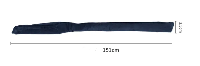 Heatless Hair Curler Headband Set, Satin Velvet Overnight Curling Rod with 2 Scrunchies for Long Hair - detail photo 12