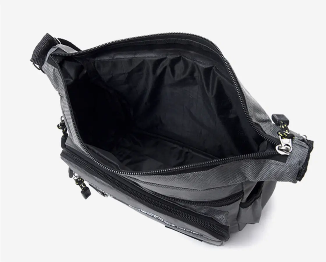 Five-layer Multi-layer Men's Crossbody Bag, Large-capacity Multi-pocket Business Bag, Men's Bag, Single-shoulder Bag, Waterproof And Wear-resistant Backpack