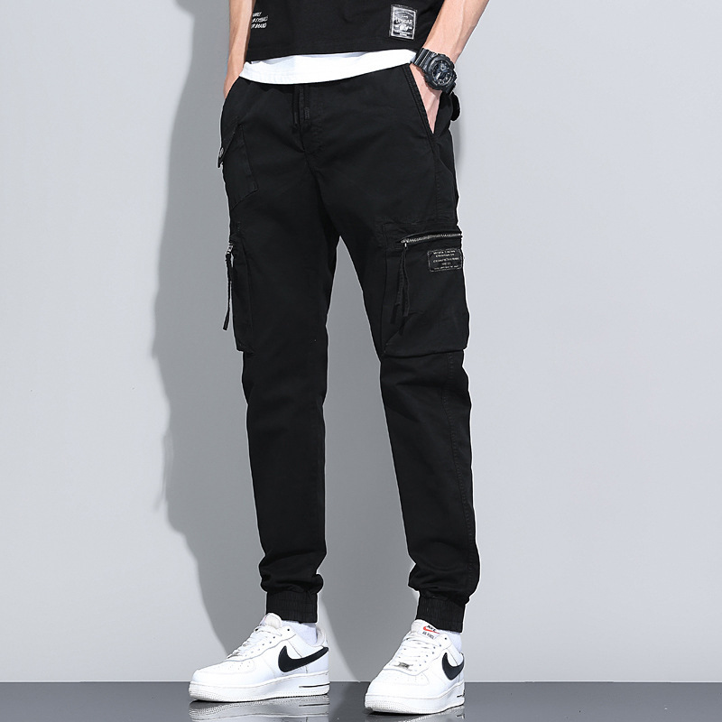 Title 2, Japanese Tooling Trend Nine-point Pants for Men...